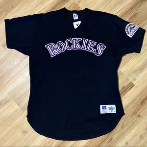 Vintage Russell Athletic 90s Rockies Mesh Jersey